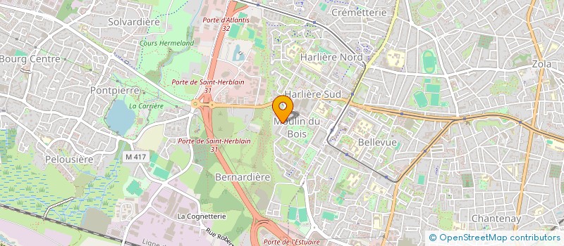 localisation de l'entreprise MADAME CLAIRE FARDEAU à SAINT-HERBLAIN