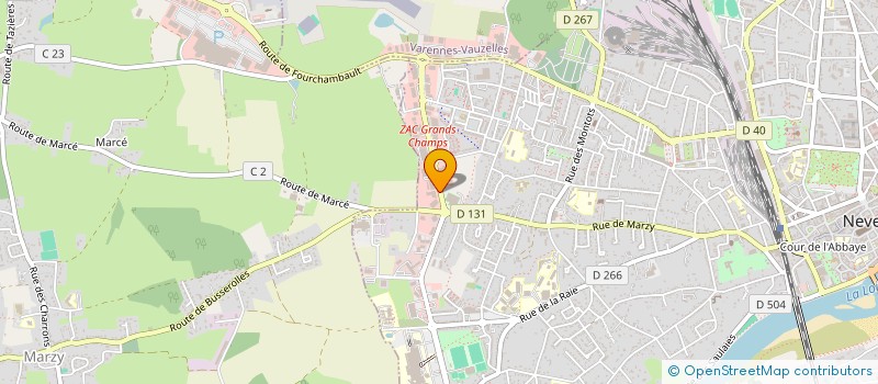 localisation de l'entreprise MADAME CLAIRE FARGEAS à NEVERS