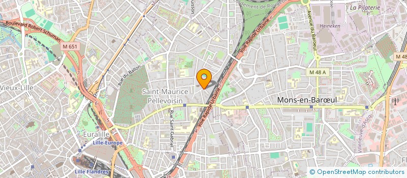 localisation de l'entreprise MADAME CLAIRE FATUS à LILLE