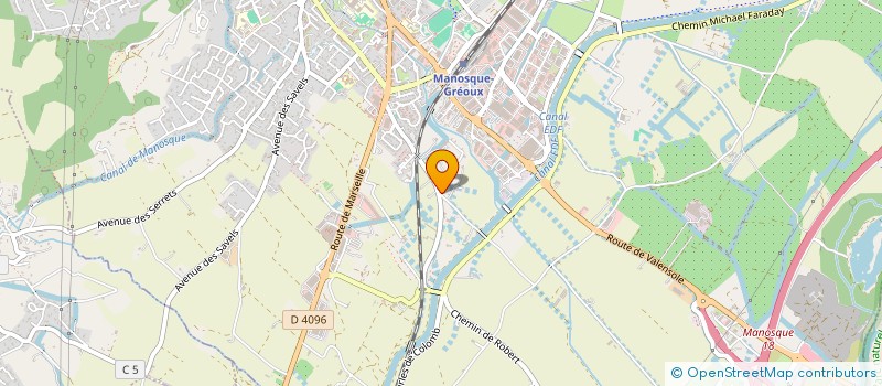 localisation de l'entreprise MADAME CLAIRE FAVIER  BRIGNOLES