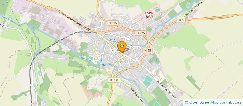 localisation de l'entreprise MADAME CLAIRE FEE à DOULLENS