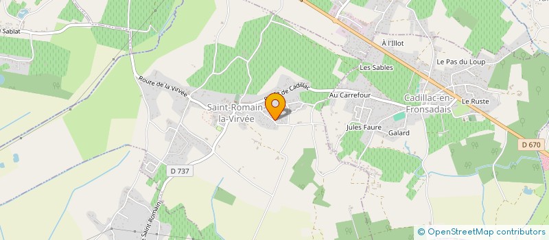 localisation de l'entreprise MADAME CLAIRE FERMI  SAINT-ROMAIN-LA-VIRVEE