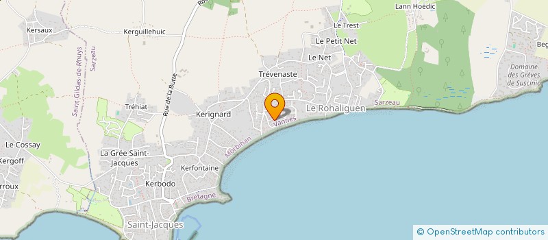 localisation de l'entreprise MADAME CLAIRE FERRE  SARZEAU