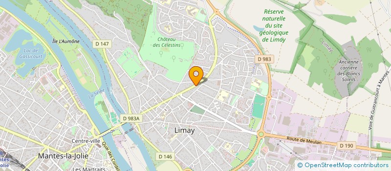 localisation de l'entreprise MADAME CLAIRE FERREIRA LOMBA  LIMAY