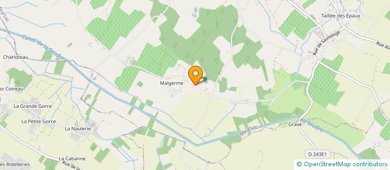 localisation de l'entreprise MADAME CLAIRE FIN  GEMOZAC