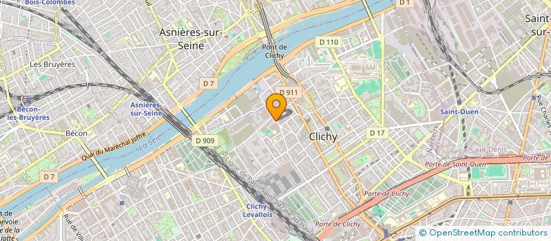 localisation de l'entreprise MADAME CLAIRE FISCHER à CLICHY