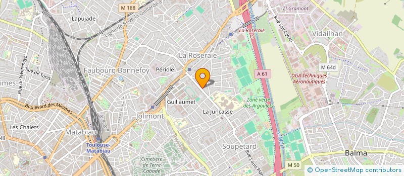 localisation de l'entreprise MADAME CLAIRE FLAMEIN  TOULOUSE