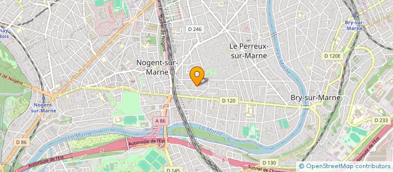 localisation de l'entreprise MADAME CLAIRE FLEURENT à LE PERREUX-SUR-MARNE