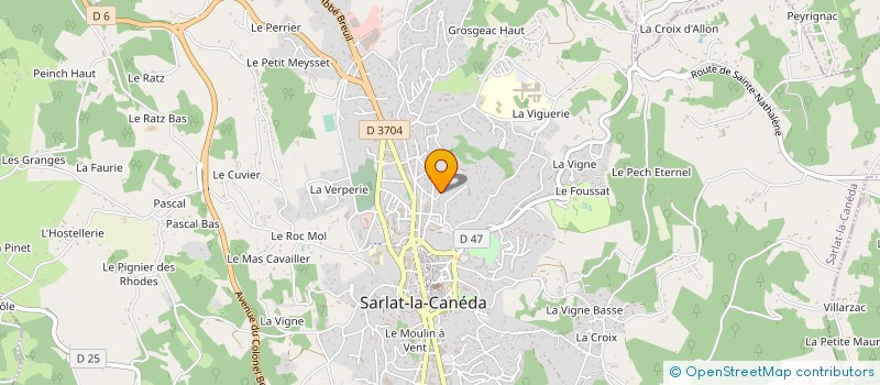 localisation de l'entreprise MADAME CLAIRE FLIPOT à SARLAT-LA-CANEDA