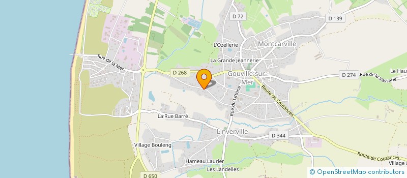 localisation de l'entreprise MADAME CLAIRE FONTENAY à BLAINVILLE-SUR-MER