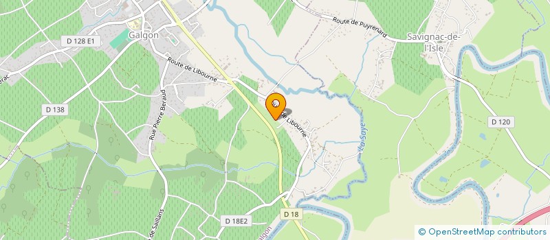 localisation de l'entreprise MADAME CLAIRE FORESTIER  GALGON