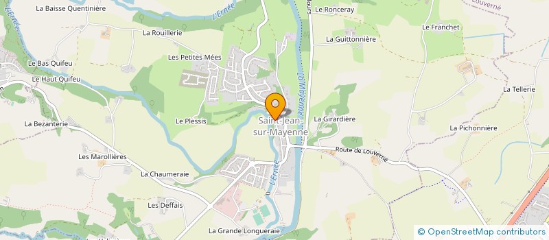 localisation de l'entreprise MADAME CLAIRE FORGIN à SAINT-JEAN-SUR-MAYENNE