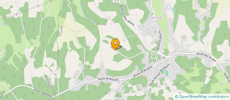 localisation de l'entreprise MADAME CLAIRE FOUILLERE  COURSAC