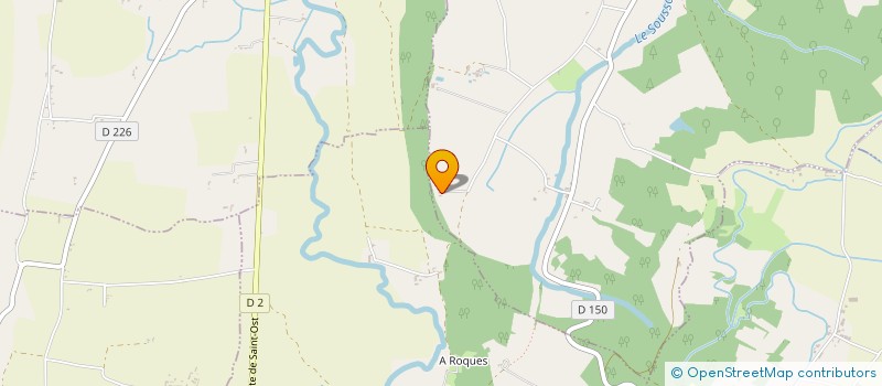 localisation de l'entreprise MADAME CLAIRE FOURCADE  SAINT-OST