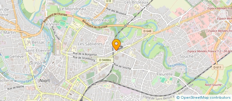 localisation de l'entreprise MADAME CLAIRE FRANCOISE TABUTAUD à NIORT