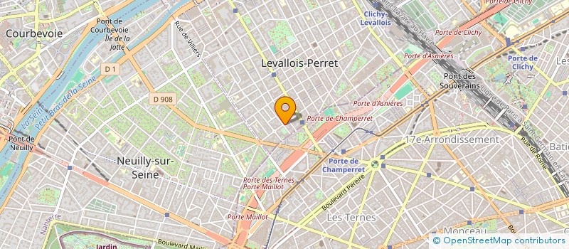 localisation de l'entreprise MADAME CLAIRE FRUCHET à LEVALLOIS-PERRET