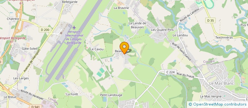 localisation de l'entreprise MADAME CLAIRE FUINA à LIMOGES