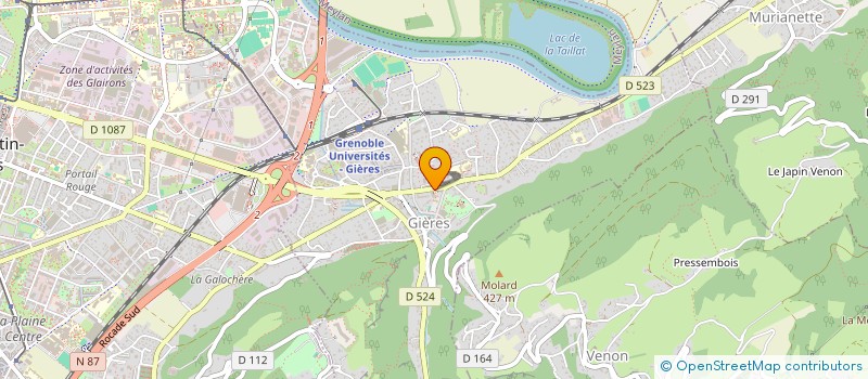 localisation de l'entreprise MADAME CLAIRE FUNCK-BRENTANO  GIERES