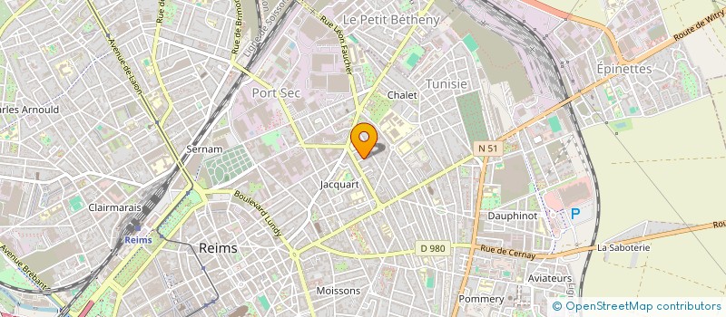 localisation de l'entreprise MADAME CLAIRE FURCHERT  REIMS