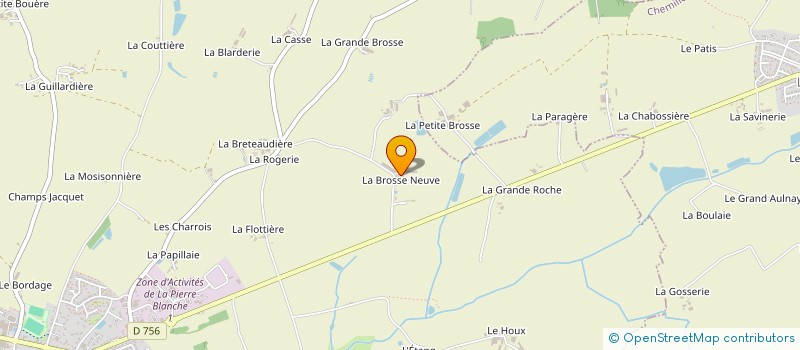 localisation de l'entreprise MADAME CLAIRE GABOREAU  BEAUPREAU-EN-MAUGES