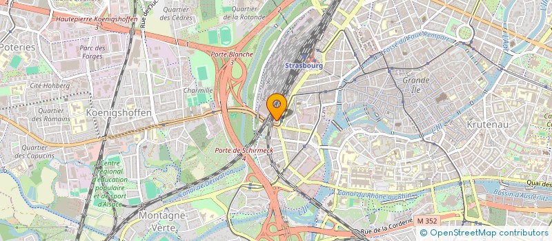 localisation de l'entreprise MADAME CLAIRE-GABRIELLE ROBERT à STRASBOURG