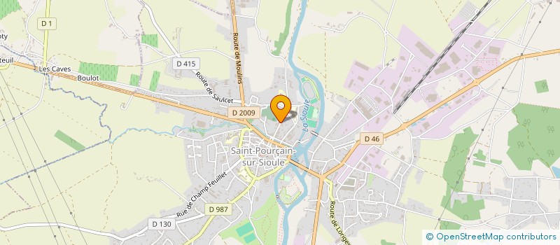 localisation de l'entreprise MADAME CLAIRE GACON  SAINT-POURCAIN-SUR-SIOULE