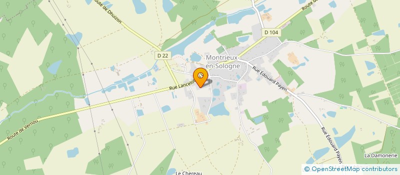 localisation de l'entreprise MADAME CLAIRE GADRE  MONTRIEUX-EN-SOLOGNE