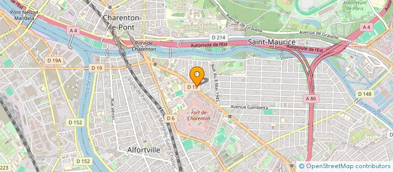 localisation de l'entreprise MADAME CLAIRE GAILLARD à MAISONS-ALFORT