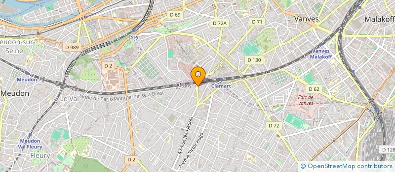 localisation de l'entreprise MADAME CLAIRE GALBOURDIN à CLAMART