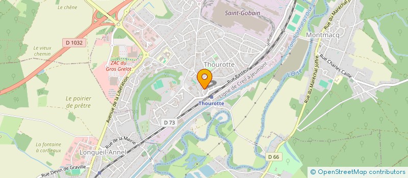 localisation de l'entreprise MADAME CLAIRE GALLAIS  THOUROTTE