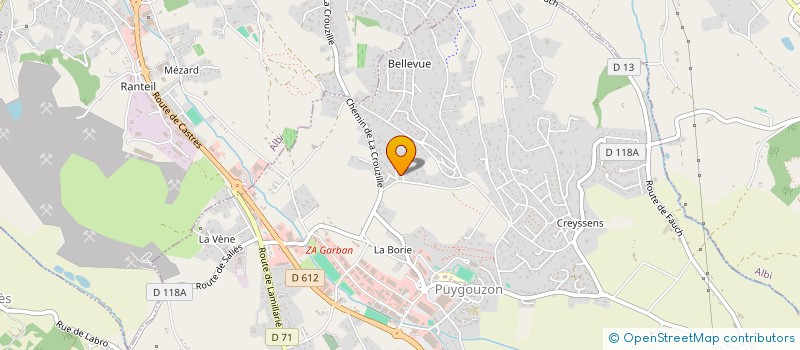 localisation de l'entreprise MADAME CLAIRE GALY  PUYGOUZON