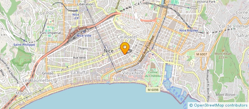 localisation de l'entreprise MADAME CLAIRE GARAIX  NICE