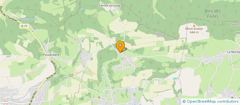 localisation de l'entreprise MADAME CLAIRE GARAMPON  GILLONNAY