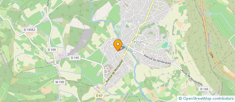 localisation de l'entreprise MADAME CLAIRE GARCIA  TEYRAN