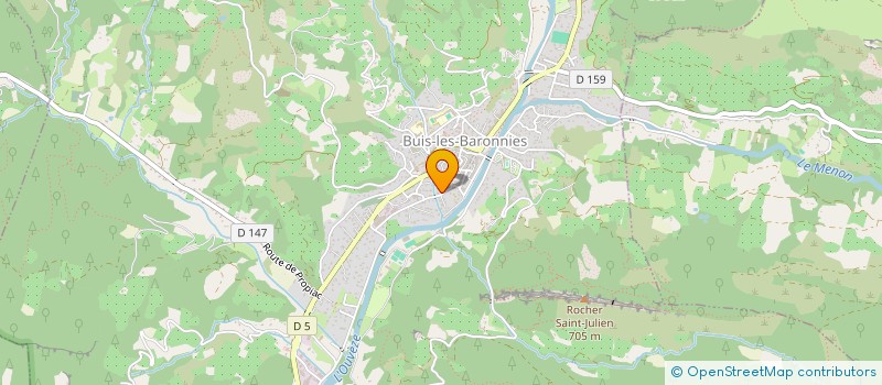 localisation de l'entreprise MADAME CLAIRE GARNIER  BUIS-LES-BARONNIES