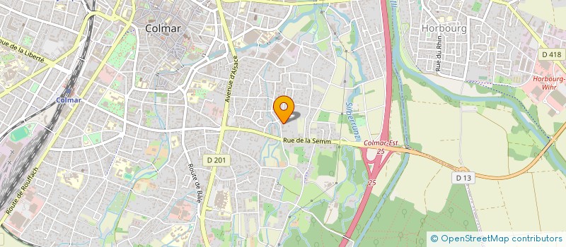 localisation de l'entreprise MADAME CLAIRE GARNIER  COLMAR