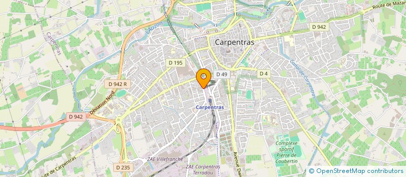 localisation de l'entreprise MADAME CLAIRE GASCON à CARPENTRAS