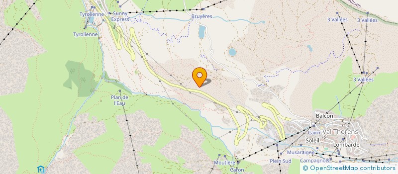 localisation de l'entreprise MADAME CLAIRE GASTAUD  LES BELLEVILLE