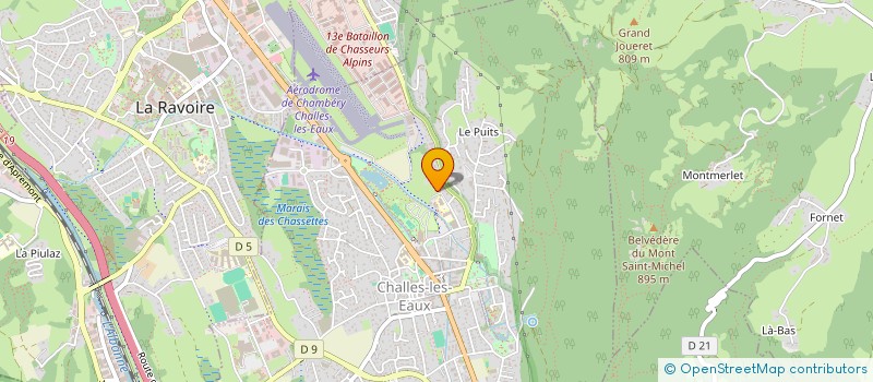 localisation de l'entreprise MADAME CLAIRE GAUBERT  CHALLES-LES-EAUX