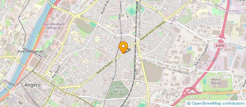 localisation de l'entreprise MADAME CLAIRE GAUDENZI à ANGERS