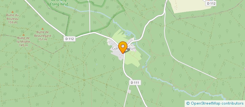 localisation de l'entreprise MADAME CLAIRE GAUTHIER  GAMBAISEUIL