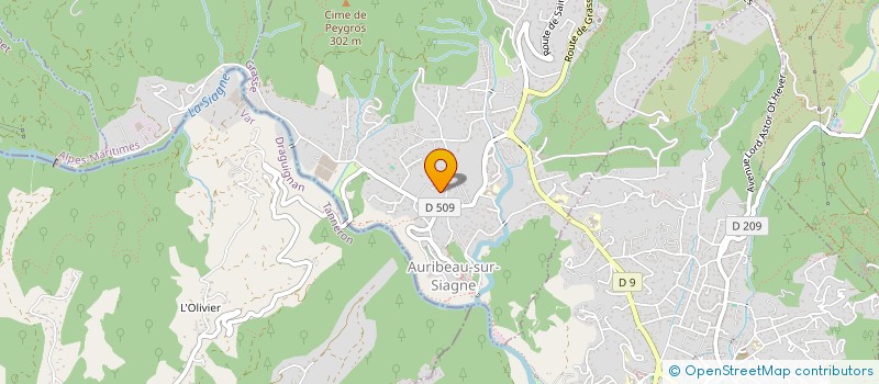 localisation de l'entreprise MADAME CLAIRE GAZZANO  AURIBEAU-SUR-SIAGNE