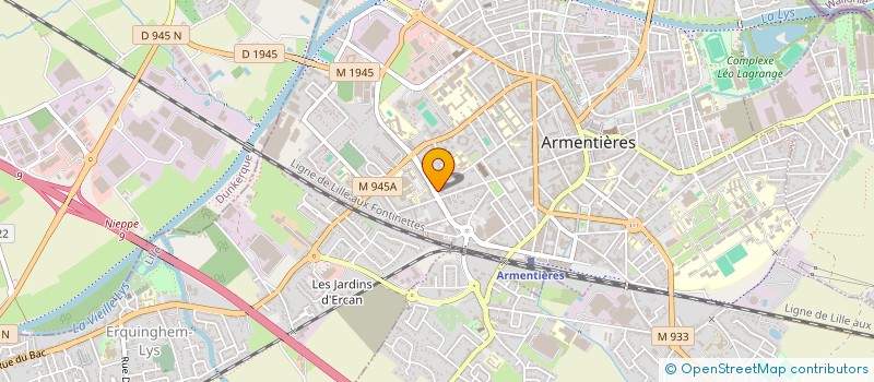 localisation de l'entreprise MADAME CLAIRE GEFFROY  ARMENTIERES