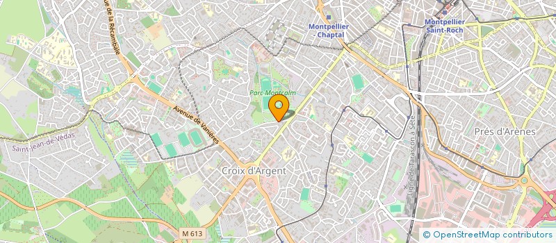 localisation de l'entreprise MADAME CLAIRE GEHU à MONTPELLIER