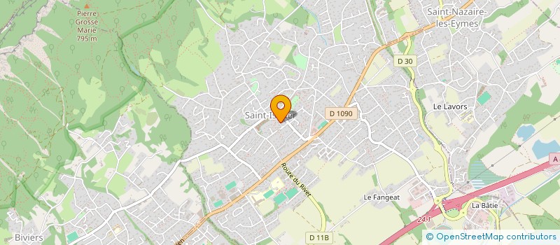 localisation de l'entreprise MADAME CLAIRE GENOT  SAINT-ISMIER