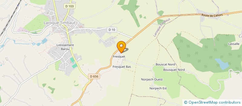 localisation de l'entreprise MADAME CLAIRE GEORGE  LA CROIX-BLANCHE