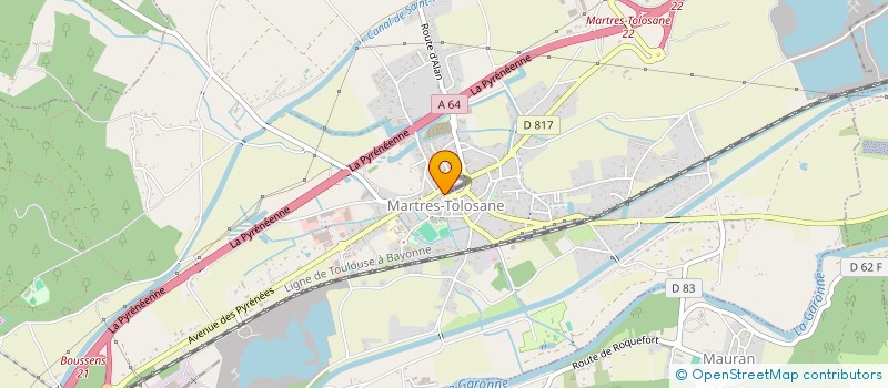 localisation de l'entreprise MADAME CLAIRE GEORGES  MARTRES-TOLOSANE