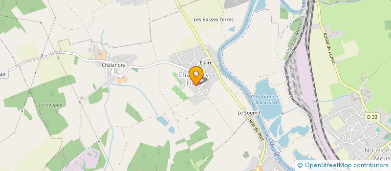 localisation de l'entreprise MADAME CLAIRE GEORGET à CHALANDRY-ELAIRE