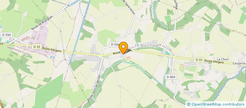 localisation de l'entreprise MADAME CLAIRE GERAL  LE BOUCHAGE