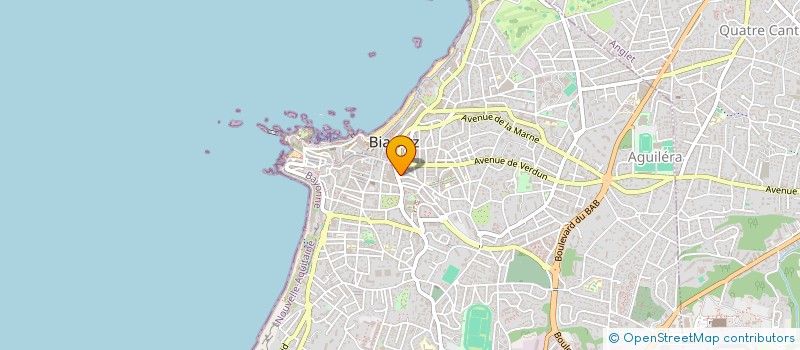 localisation de l'entreprise MADAME CLAIRE GERARD à BIARRITZ